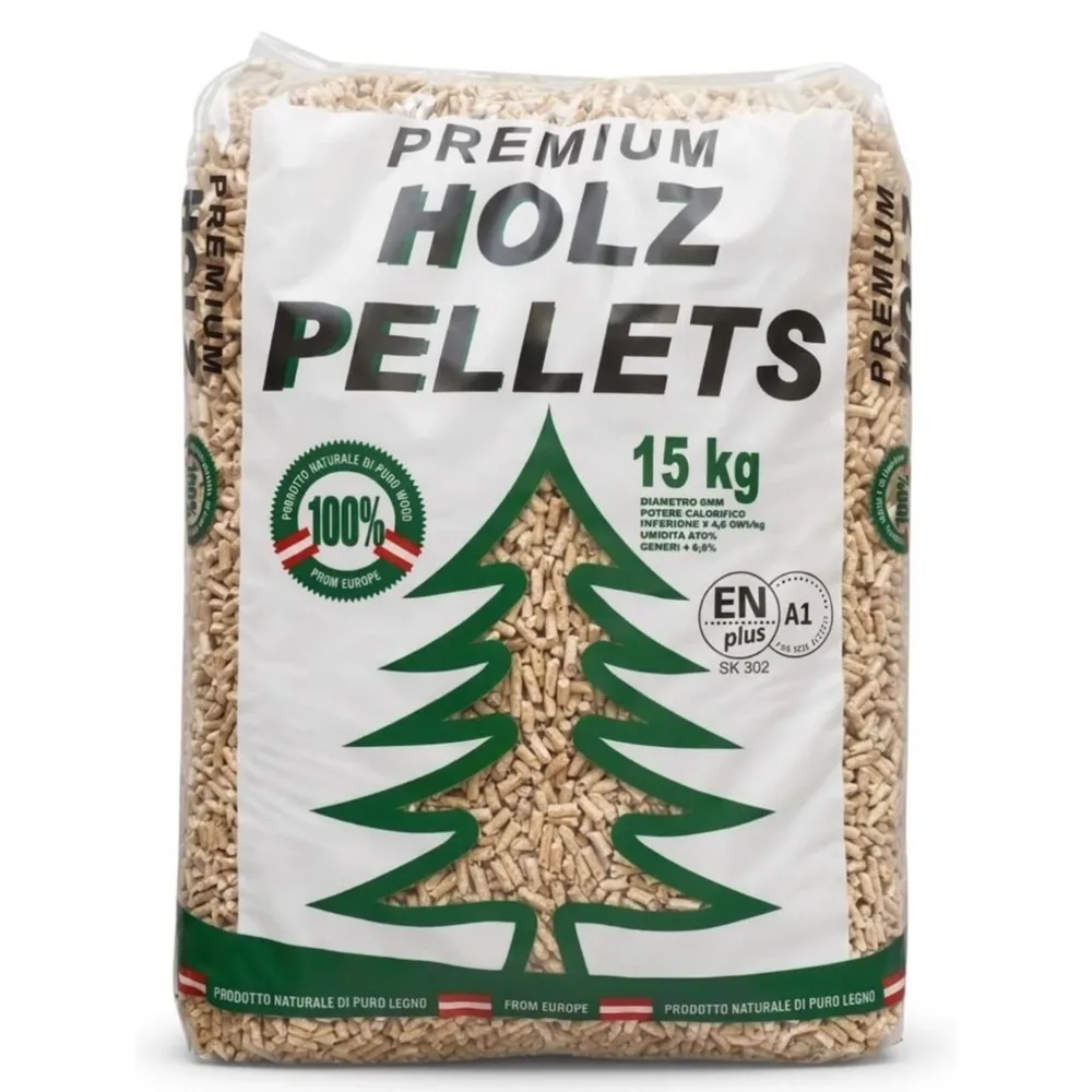 Sacco di pellet Premium Holz da 15 kg